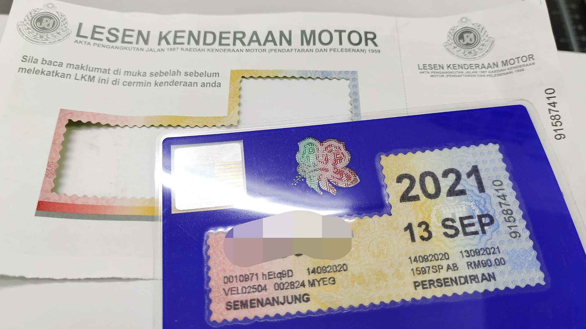 Tidak Perlu Lekat Roadtax Kereta Pada Kenderaan Persendirian