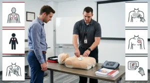 placement of pads for aed - 01